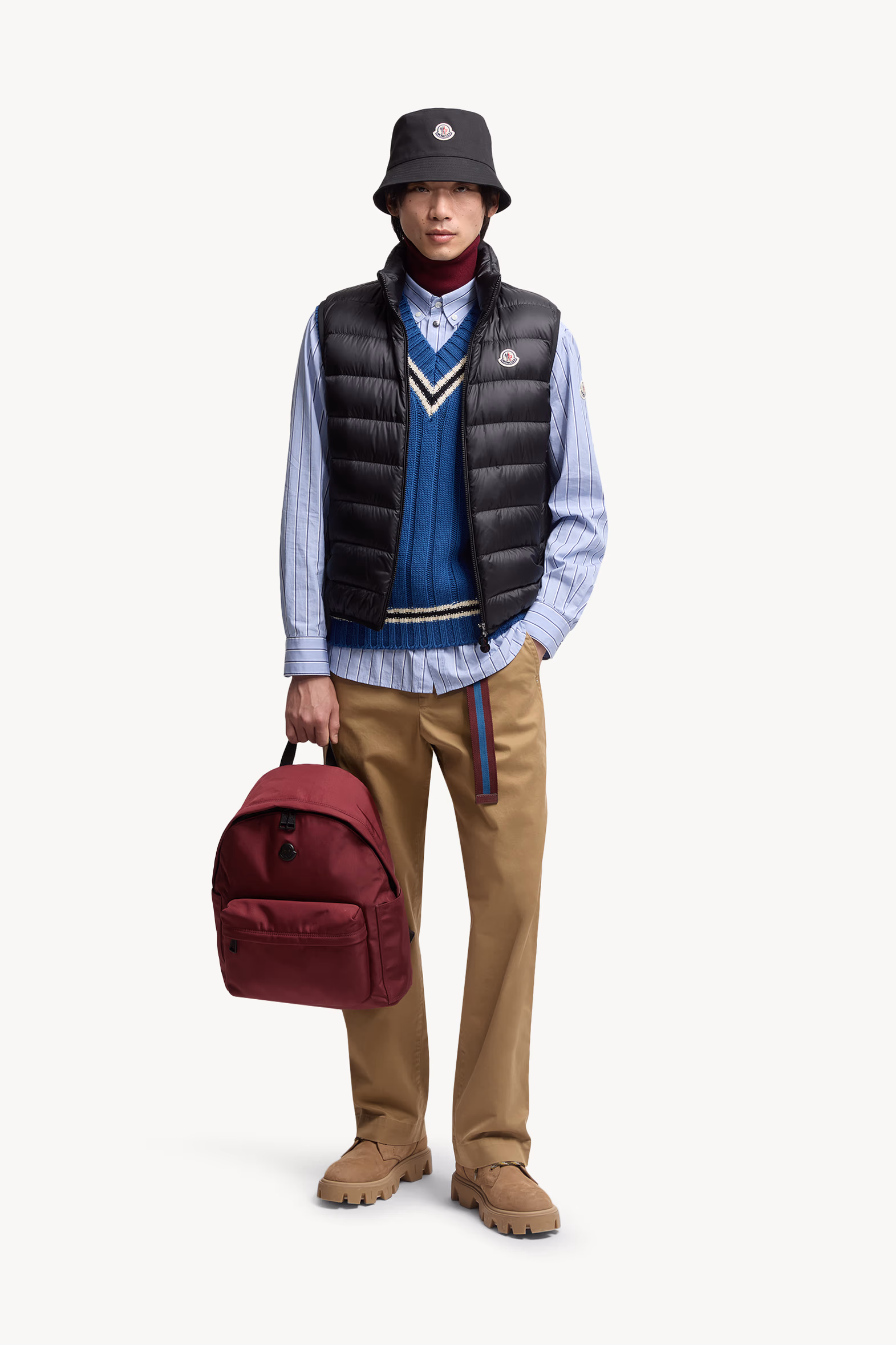Doudoune sans manches Rocoque Hommes Noir Moncler 0